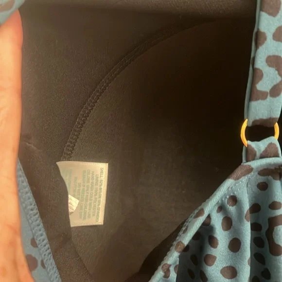 Kona sol tankini dark teal cheetah print 3x barely worn - Picture 6 of 8